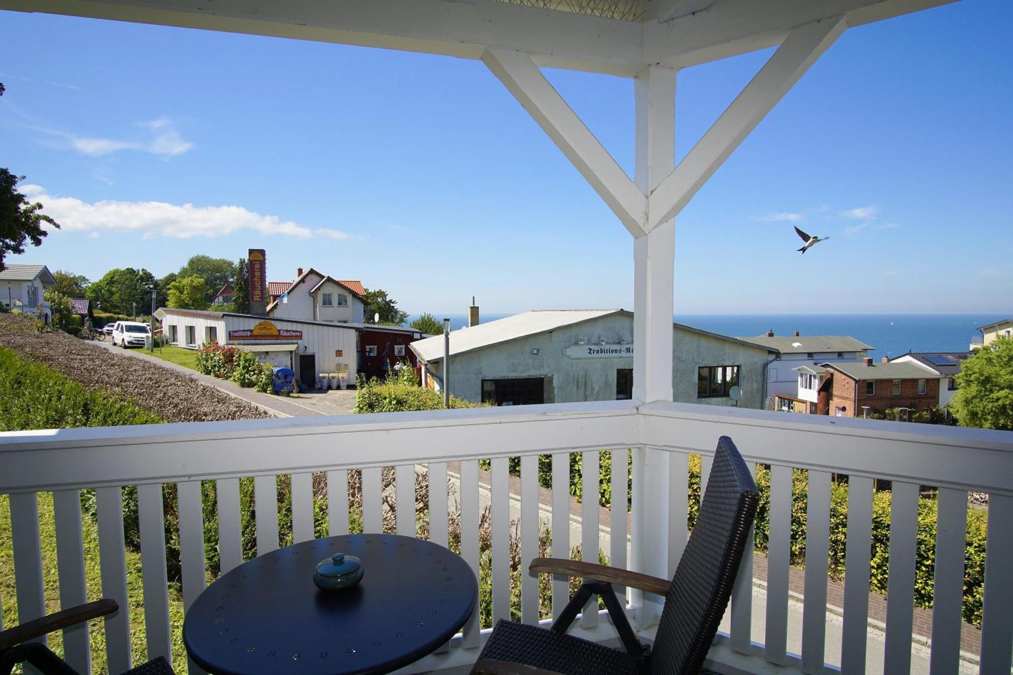Die Ferienwohnung Ostseepanorama In Der Villa Joksch โลห์เมอ ภายนอก รูปภาพ